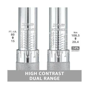 llave dinamométrica de clic de 38 de pulgada 1580