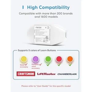 meross Abridor de puerta de garaje inteligente WiFi_4