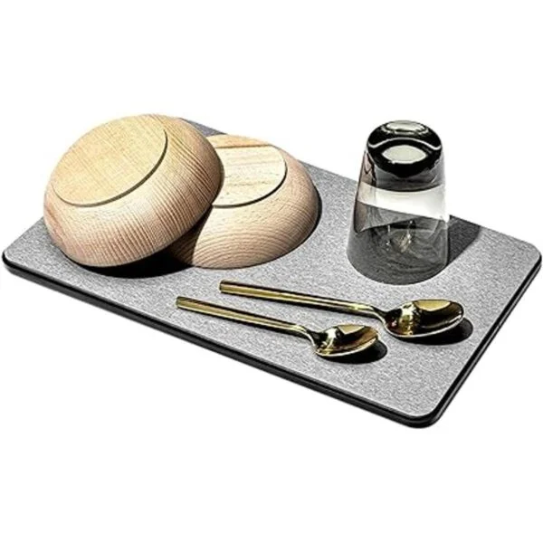 madesmart Alfombrilla de granito colección de piedras de_2