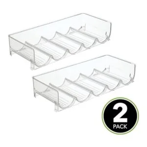 mDesign Organizador de almacenamiento para botellas de_2