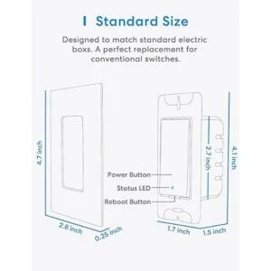 meross Interruptor de luz inteligente compatible con_3