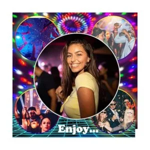 memzuoix Luces de fiesta de bola de discoteca con 6_2