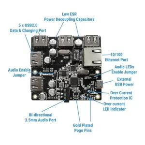 makerspot Pi Zero apilable USB Docking Hub_2