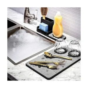 madesmart Alfombrilla de granito colección de piedras de_4