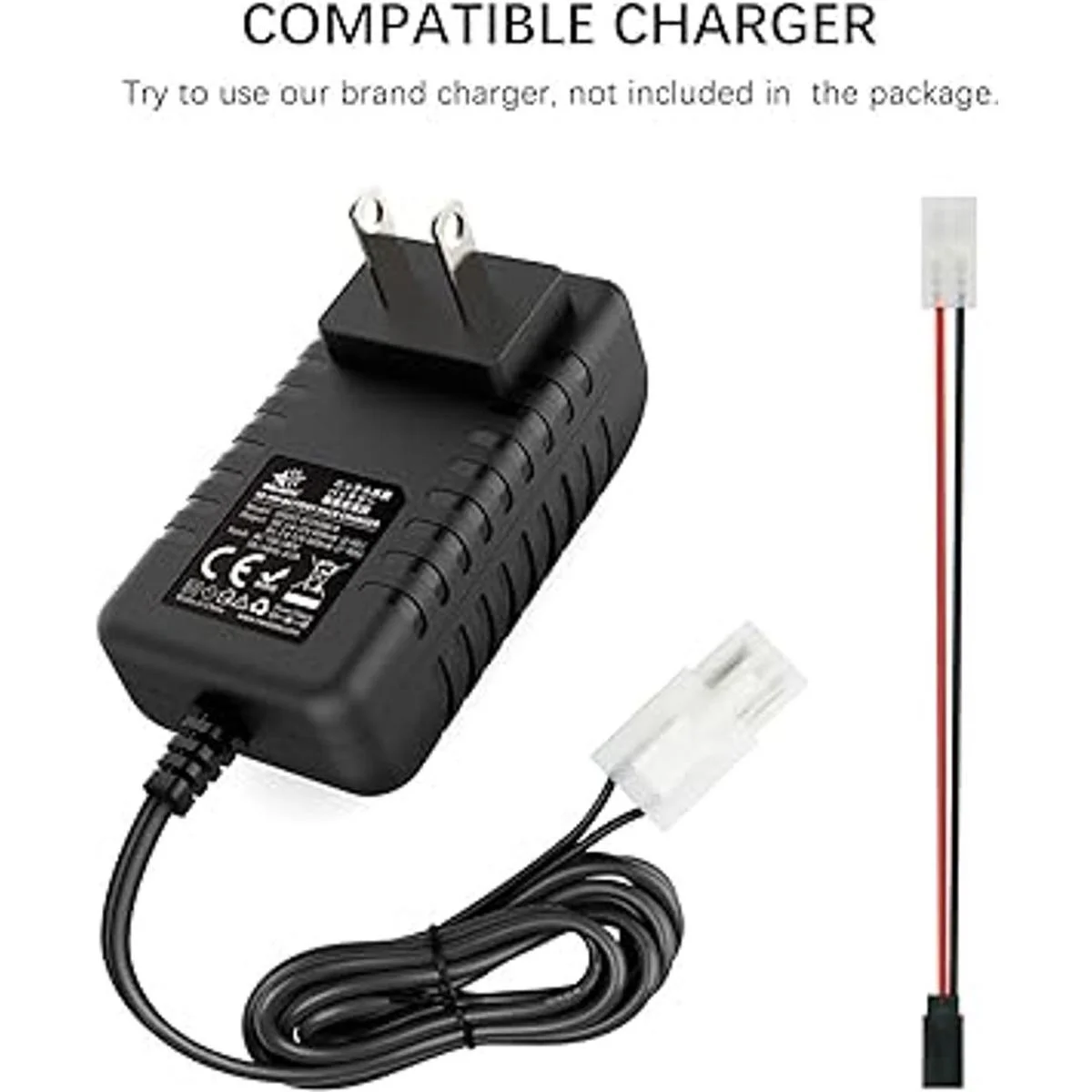 melasta Batería receptora RC de 6 V 2000 mAh recargable