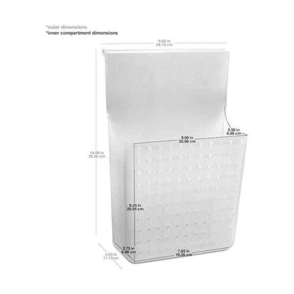 madesmart Organizador de envoltura para puerta Frost_3