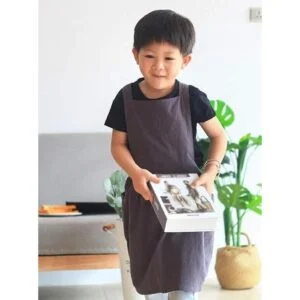 losofar Delantal de algodón para niños estilo japonés