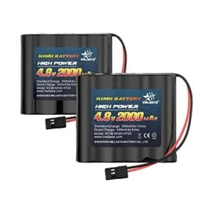 melasta Batería receptora RC de 4.8 V 2000 mAh NiMH