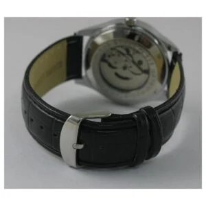 mastop Day Fecha piel Negro Automático Self Winding de_5