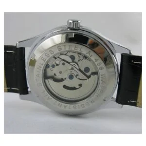 mastop Day Fecha piel Negro Automático Self Winding de_4