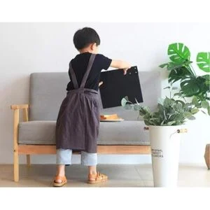 losofar Delantal de algodón para niños estilo japonés