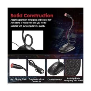 micrófono de escritorio usb con botón encendido y_2