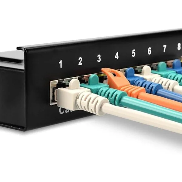 kwmobile Panel de conexión de 8 puertos Cat6 para cable_6