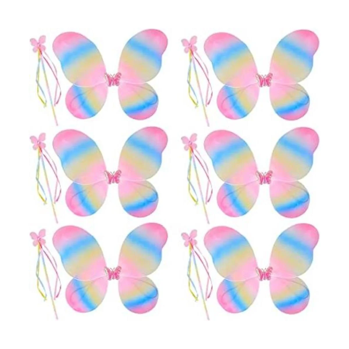 kilofly 6 juegos de disfraz de ángel de mariposa de alas_1