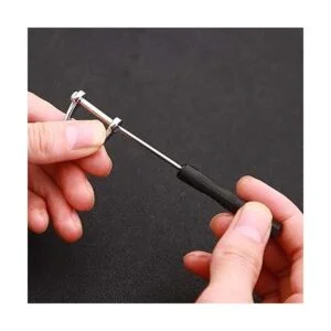 lasenersm 6 anillos en D atornillables hebilla de