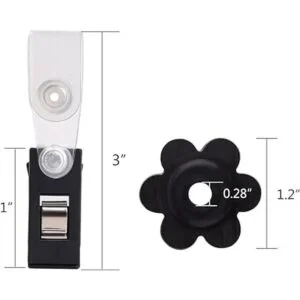 kuuqa 20 Pack bandera Tapones y clips accesorios de