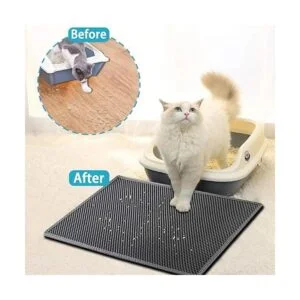 kaxionage Tapete de arena para gatos tapete de caja de_2