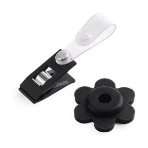 kuuqa 20 Pack bandera Tapones y clips accesorios de