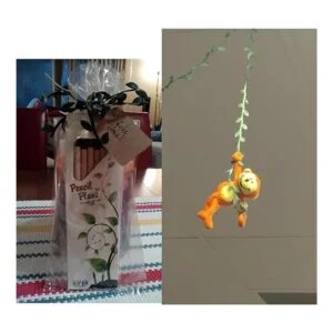 levylisa 21.8 yards Hoja de Olivo Vine cinta bricolaje_3