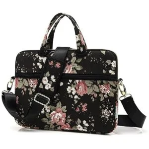 kayond Black C Rose Patten Funda de hombro resistente al_2