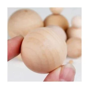 kuosbiu 100 bolas de madera sin acabar diseño en 6