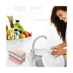 kimteny Paquete de 12 toallas de cocina paños de cocina_2