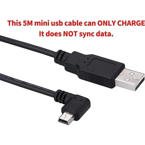 larrits 15 ft Cable Mini USB Power Supply Charge Cord_2