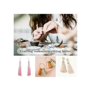 kit de 100 mini borlas de 13 cm 5 pulgadas hechas a mano_5