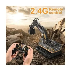 kolegend Juguete de excavadora de control remoto de 16_5
