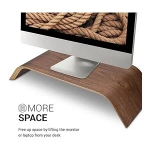 kalibri Elevador de soporte para monitor de madera_3
