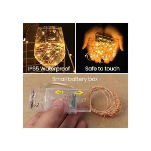 innotree Paquete de 6 luces LED de hadas que funcionan con_3