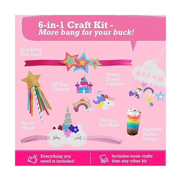 jackinthebox Artesanía de unicornio para niños de 4 a 8_2
