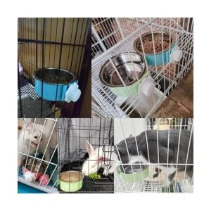 kathson Cajón para perro tazón extraíble de acero_5