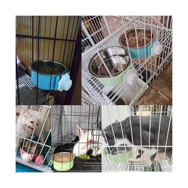 kathson Cajón para perro tazón extraíble de acero_5