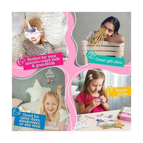 jackinthebox Artesanía de unicornio para niños de 4 a 8_3