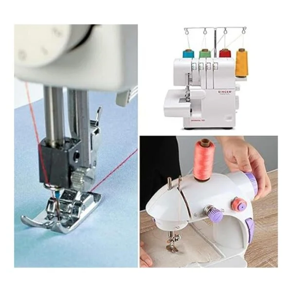 ilauke Kit de 50 hilos de coser de bobinas 400 yardas por