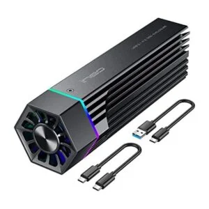 ineo M.2 NVMe PCIe SSD Enclosure Ventilador de_1