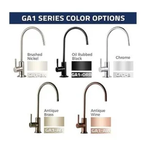 iSpring GA1AW llave de diseñador para filtro de agua de_2