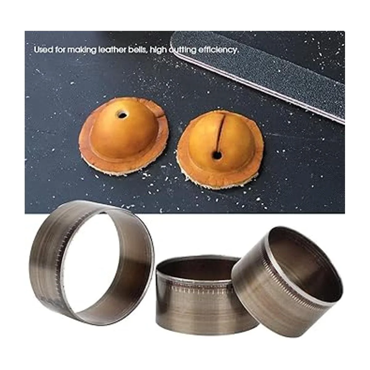 jiayouxile Juego de troqueles de corte de cuero 7 piezas