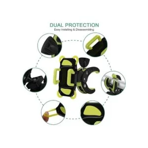 ihens5 Soporte para teléfono de bicicleta motocicleta y_3