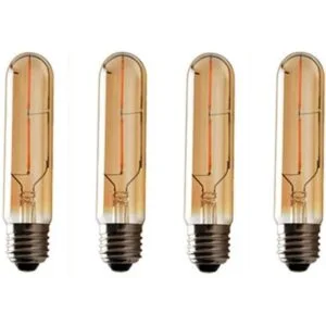 jklcom Vintage Edison foco LED 4 unidades T10T30_1