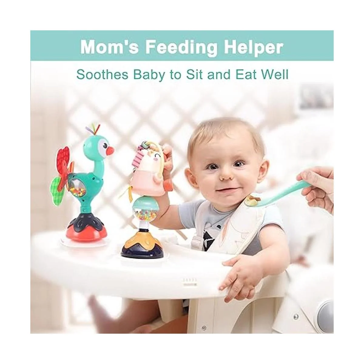 iPlay iLearn Juego de sonajeros para bebé juguetes de_2