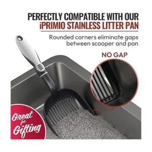 iPrimio Cat Litter Scooper with Deep Shovel Non Stick_6