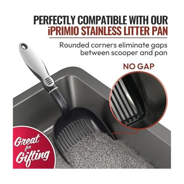 iPrimio Cat Litter Scooper with Deep Shovel Non Stick_6