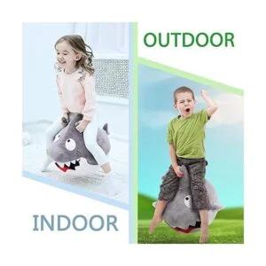 iPlay iLearn Bouncy Pals Gran bola de tiburón blanco_5