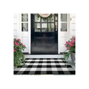 iOhouze Tapete para la entrada de casa de algodón a_1