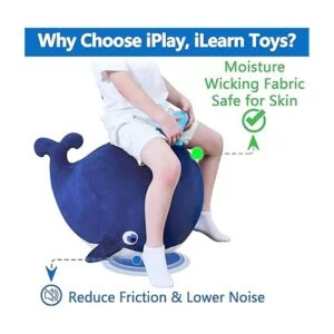 iPlay iLearn Bouncy Pals Pelota de tolva de ballena para_3