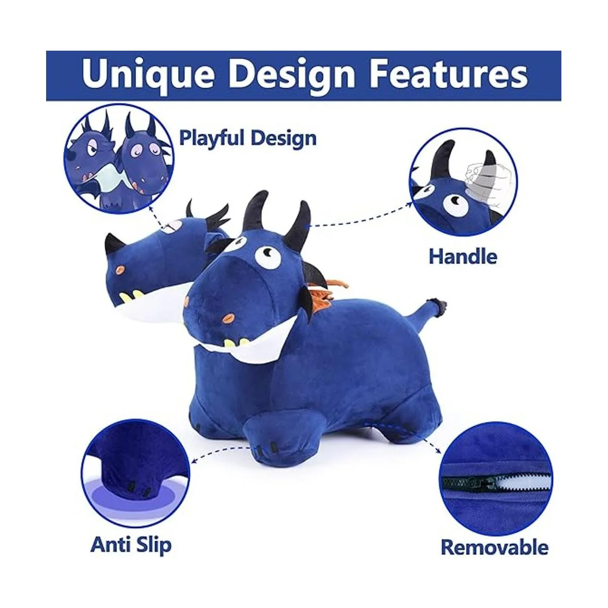 iPlay iLearn Bouncy Pals Juguetes de tolva de animales_3