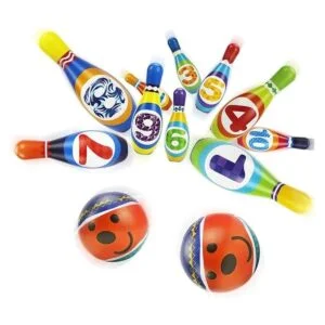 iPlay iLearn Juego de juguetes de bolos para niños juego_6