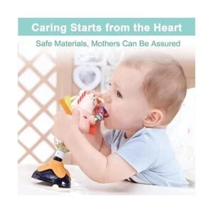 iPlay iLearn Juego de sonajeros para bebé juguetes de_5